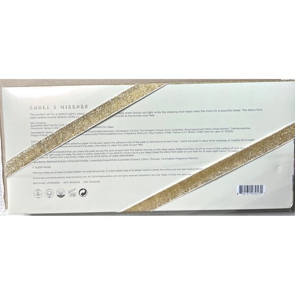 Smoke & Mirrors Lavender Fields Sleep & Relax Gift Set Eye Mask Spray & Detox Fo - Picture 2 of 2